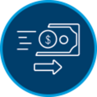 Wire Transfer Donation Icon