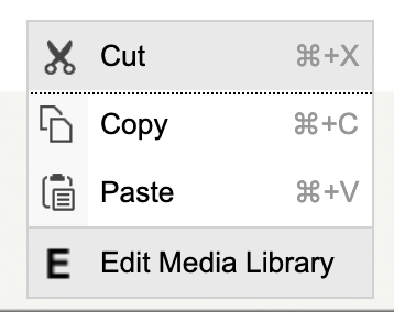 Edit Media Library screenshot