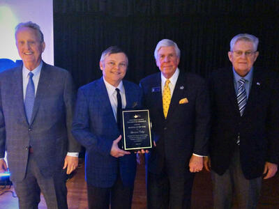Limestone Accepts Chamber of Commerce "Business Of The Year" Award