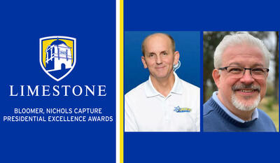 Bloomer, Nichols Capture Limestone's 2019-2020 Presidential Excellence Awards