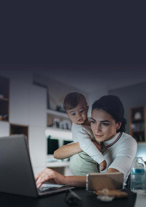 Online learner with baby