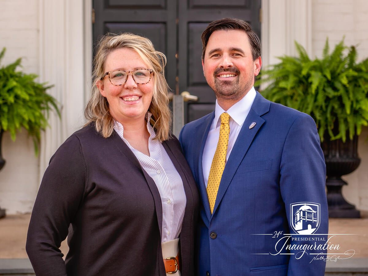 Dr. Nathan Copeland, President of Limestone University - pre-inauguration photo