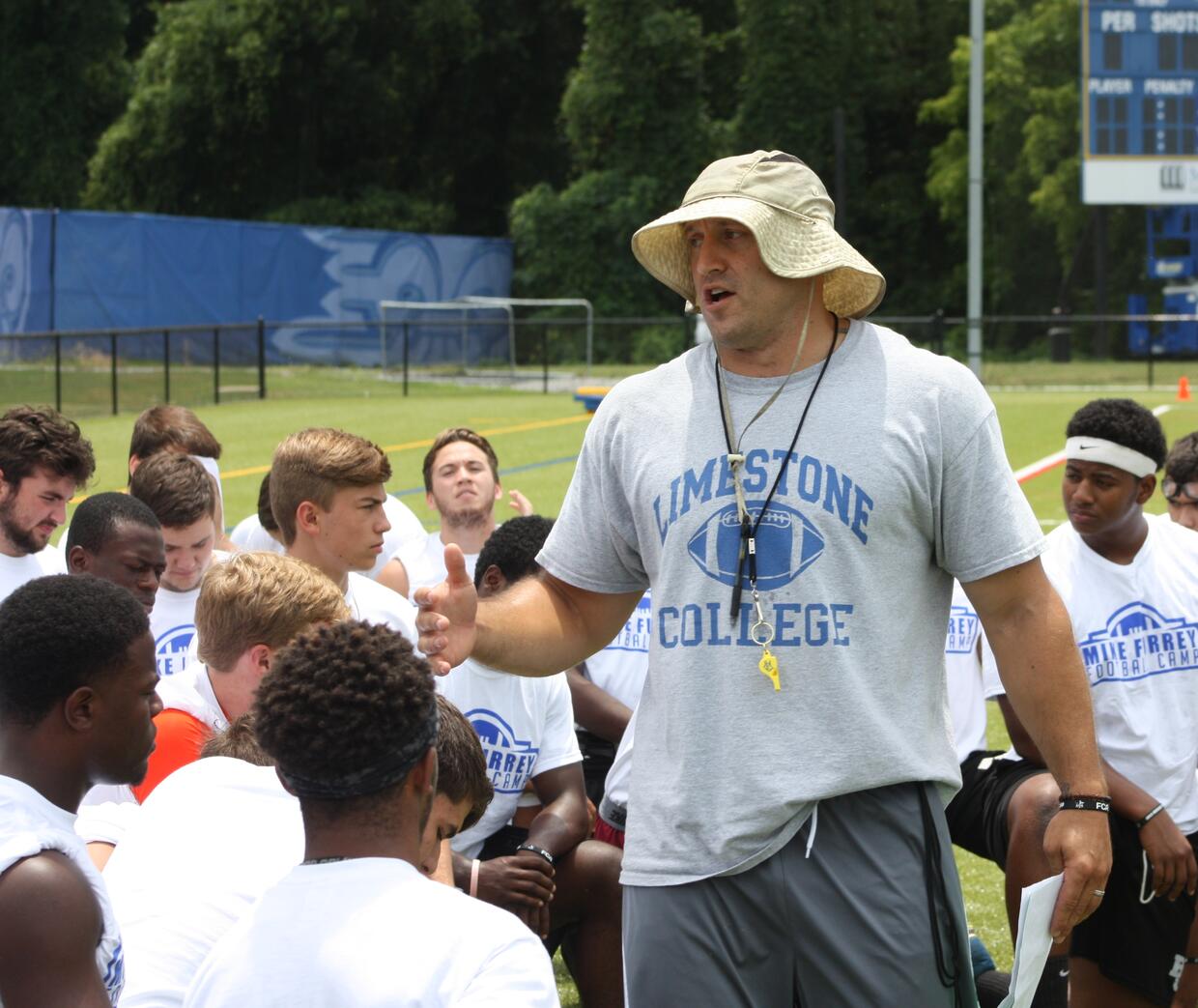 Football Camps Underway at Limestone College | Limestone University